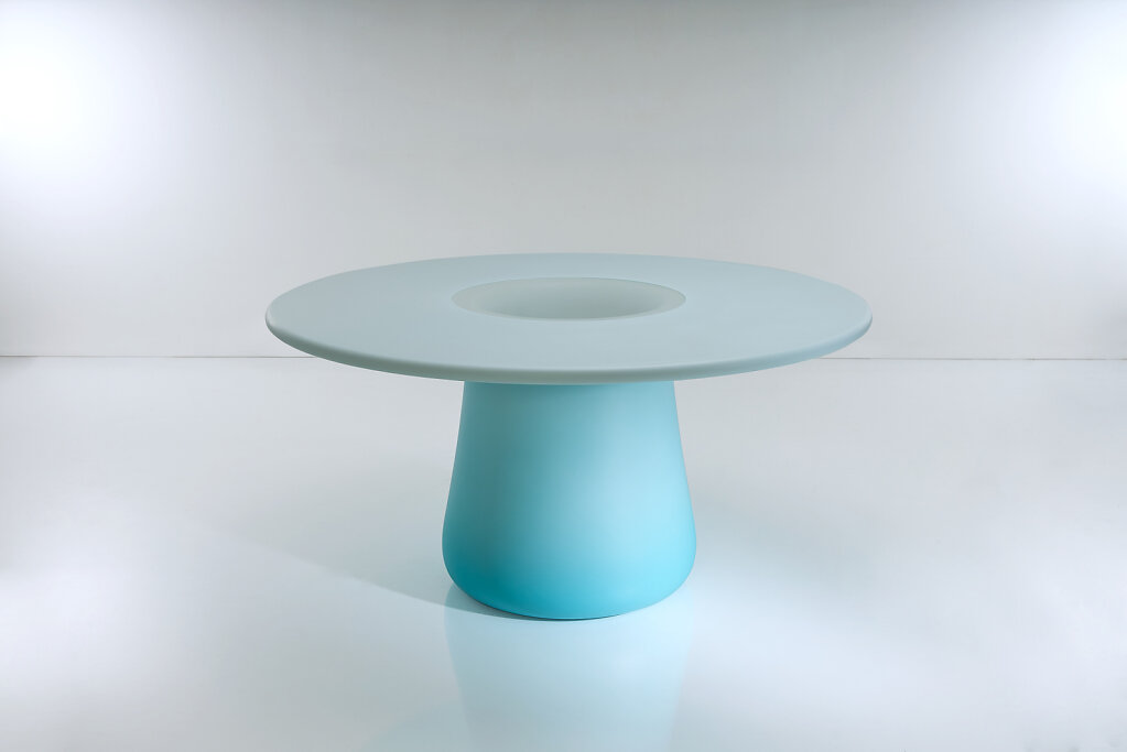 MATTIA BONETTI Dining Table 'Introspection Round', 2015